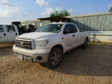 2012 Toyota Tundra Pickup Truck, crew Cab,Tool Box, External Fuel Tank/Pump