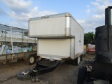 Tandem Wheel Box Trailer, Roll Up Door, Ramp<br />