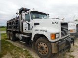 2016 Mack CHU613 Dump Truck, VIN 1M2AN07Y0GM024475, 12.8 Liter, 445 HP Model MP8-445C80 Engine,