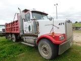 2005 Western Star Dump Truck, VIN 5KJJAECV35PN47951, Mercedes Diesel Engine, Eaton Fuller 10-Speed