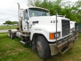 2010 Mack CHU613 Day Cab Truck Tractor, VIN 1M1AN09Y9AN005328, MP8 338 HP Diesel Engine, 10-Speed