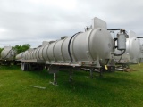 2015 Dragon 150BBL 42 ft. Tandem-Axle Aluminum Vacuum Trailer, VIN 1UNST4228FS140248