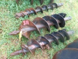 LOT: (3) Auger Bits - (1) 12 in., (1) 10 in., (1) 6 in.