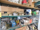 LOT: Contents of (8) Shelves including Pressure Gauges, Manifolds, Hose, Assorted Hand Tools, etc.
