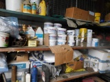 LOT: Contents of (8) Shelves including Large Studs & Hardware, Diaphragm Pumps, Butterfly Valves,