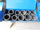 LOT: Assorted Large Grey Pneumatic Impact Sockets