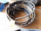 LOT: 24 in., 20 in. & 16 in. Pipe Beveling Bands & Traveling Roller Assembly