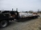 2009 Sure Gooseneck Tandem Axle 16 ft. Flat Deck Trailer With Beavertail & Fold-Up Rear Ramps, VIN