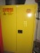 Global Metal Flammable Chemical Storage Cabinet With Contents.