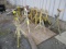 LOT: Pipe Stands, (1) Metal Spool Stand.