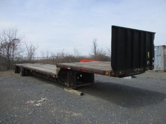 1995 Talbert 48 ft. Tandem Axle Drop Deck Spread Axle, Trailer With Air Ride Suspension, 11R24.5