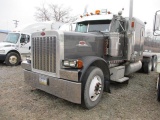 1998 Peterbilt 370 Tandem Axle Truck Tractor With 54 in. Flat Top Sleeper, NT4 Cummins Diesel