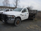 2012 Dodge 3500 4x4 Flatbed Operator Truck, Diesel Engine, Automatic Transmission, Standard Cab,