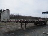 East Aluminum Deck / Steel Frame Tandem Spread Axle 45 ft. Flat Bed Spread Axle Trailer With Air