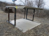 GME Model 2AEX88KE 8' x 8' Aluminum Trench Box With Adjustable Spreader Bars. (Good Condition).