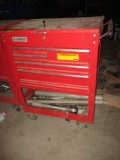 US General 5 Drawer Tool Cabinet with Contents. (Ratchets, Sockets, Etc.).