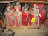 LOT: Assorted Fire Extinguishers, Assorted Safety Cones.