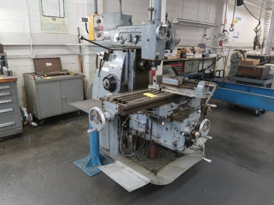 LOT: Cincinnati Horizontal Universal Milling Machine Model Cinova 80, 14 in. x 62 in. Work Table, 34
