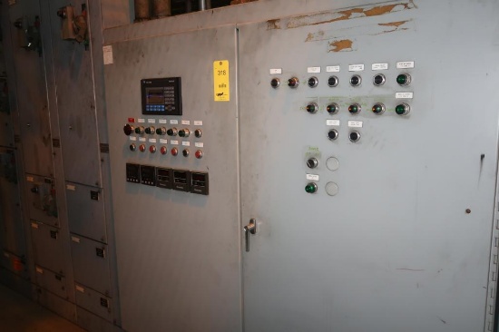 Sunbeam 1200 Degree Gas/Oil Fired Car Bottom Annealing Furnace, with Allen Bradley PanelView 550