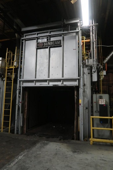 Sunbeam Furnace, with 8 ft. Wide x 11 ft. Deep x 7 ft. High Internal Chamber, 25,000 lb. Capacity,