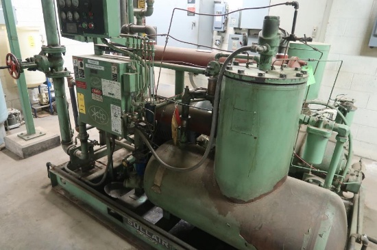 Sullair 150 HP Rotary Air Compressor Model 25B-150L-WCAG, S/N 003-70709 (#128211) (#3)