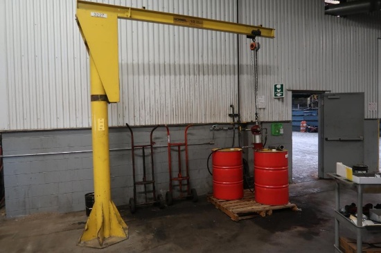 Gorbel 1/2 Ton, 360 Degree Free Standing Jib