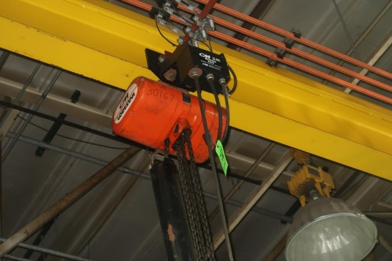 CM Lodestar 3 Ton Chain Hoist, Pendant, Travel
