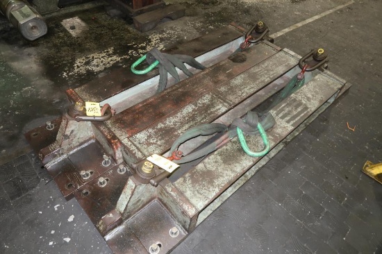 LOT: (2) Casting Roll Lift Fixtures