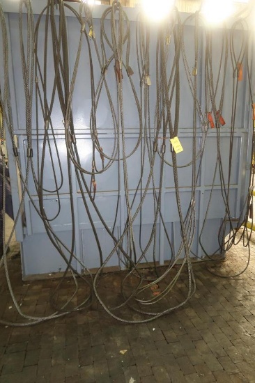 LOT: Assorted Single-Leg Cable Slings (located rear of core bin)