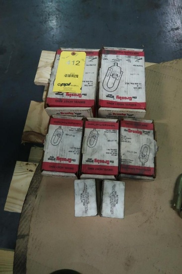 LOT: (7) Assorted Swivel Hoist Rings (new)