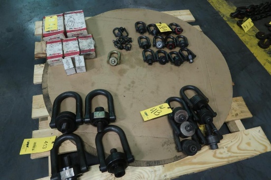 LOT: (19) Assorted Swivel Hoist Rings