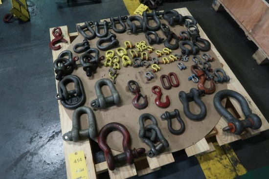 LOT: Assorted Shackles on (1) Pallet