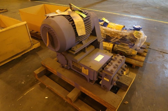 Mill Pre-Load Pump, Union 1/2 x 3/4 TD-30, with 15 HP Motor