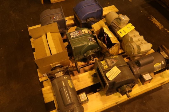 LOT: Assorted Blowers, Gear Boxes & Pumps on (1) Pallet