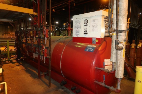 Linde/Chemtron Fire Systems Liquid Carbon Dioxide Fire Suppressant System, S/N 09190 (2009), with
