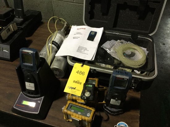 LOT: (2) Honeywell Gas Detectors Model PhD6, (3) MultiRAE Plus Gas Detectors
