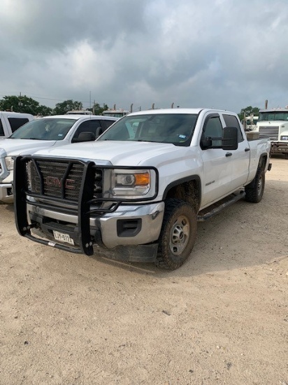 2015 GMC 2500 4x4 Pick Up VIN#1GT12XEGXFF167646
