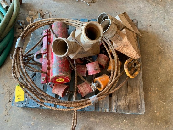 LOT: Cable Sling, Cable Choker, Spray Bar Ends