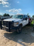 2014 Ford F-350 Flatbed Mechanic Truck, VIN 1FD8W3H64EEA96782, Crew Cab, 6.2 Liter Gas Engine,