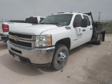 2011 Chevrolet 3500 Crew Truck, VIN 1GB4CZCL4BF160986, 155,819 Indicated Miles, #1004, Not Running,
