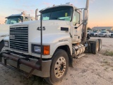 2010 Mack CHU613 Vacuum Truck, VIN 1M1AN09Y4AN005334, MP8 445 HP Engine, 10-Speed Transmission, Air