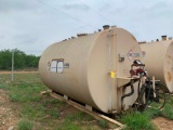 4000 Gallon Fuel Tank, S/N 61522-2, with Fuel Rite 15 GPM Pump