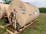 4000 Gallon Fuel Tank, S/N 61522-1, with Fuel Rite 15 GPM Pump