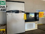 LOT: (2) Microwave Ovens, Mini Refrigerator