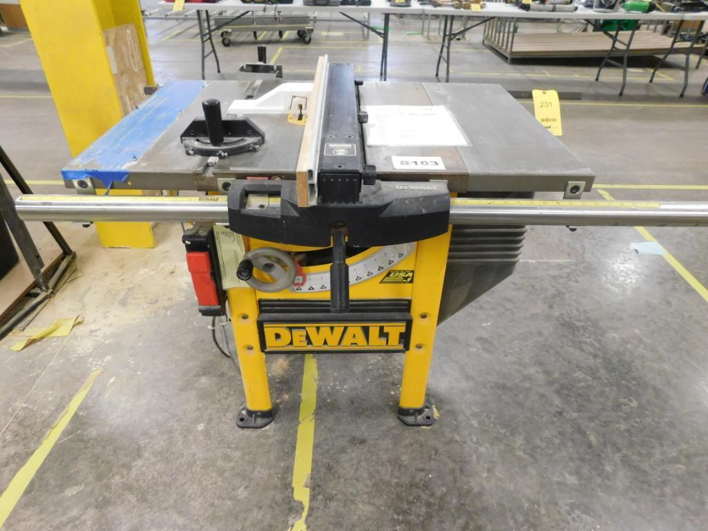 Dewalt 1.75 HP Industrial Table Saw Model DW746 | Proxibid