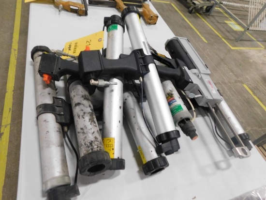 LOT: (7) Ellsworth Pneumatic Adhesive Applicators, (1) Loctite Manual Applicator