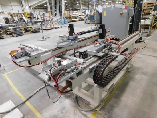 Erdman Automation 90 in. x 86 in. Programmable Pneumatic Sash Clamp Model Sash Clamp, S/N