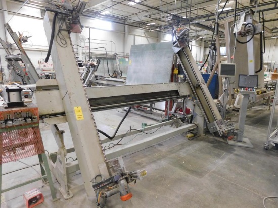 80 in. x 100 in. Inclinable Pneumatic Sash Clamp, with Clamp Monitor & 4-Corner Staplers (#B023)