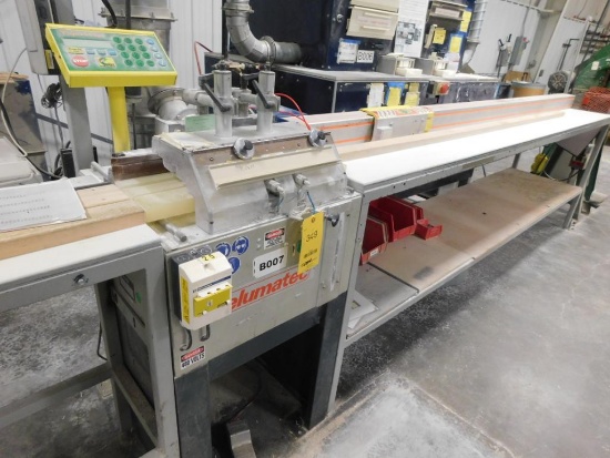 Elumatec Fiberglass Shaper, with Tiger Stop Programmable Gauge & Monitor (#B007)