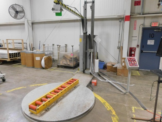 Kalamazoo Packaging Systems 939-Jumbo Rotary Tall Product Stretch Wrapper Model 939-M11J, S/N